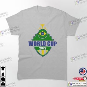 WC Brazil World Cup 2022 World Cup Qatar 2022 Brazil Flag Classic Tshirt 2