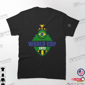 WC Brazil World Cup 2022 World Cup Qatar 2022 Brazil Flag Classic Tshirt 3