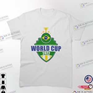 WC Brazil World Cup 2022 World Cup Qatar 2022 Brazil Flag Classic Tshirt 4
