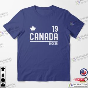 Canada Soccer Alphonso Davies 19 World Cup 2022 Shirt