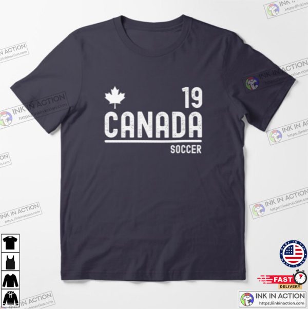 Canada Soccer Alphonso Davies 19 World Cup 2022 Shirt