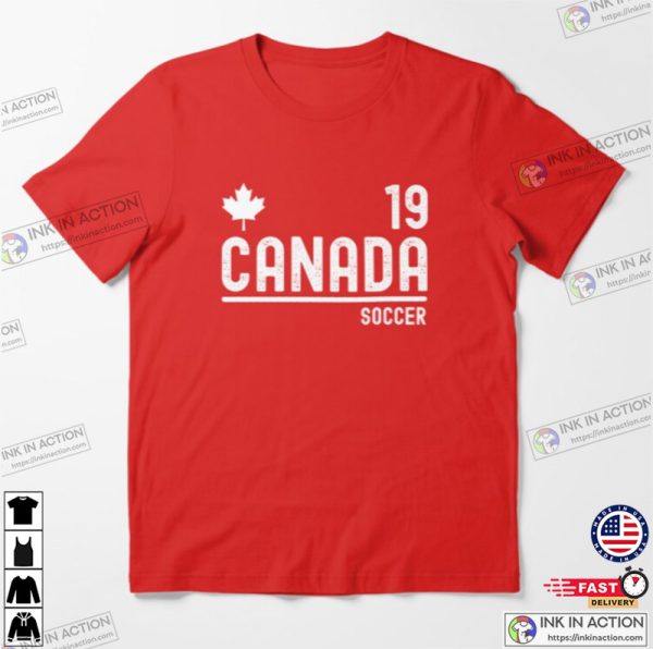 Canada Soccer Alphonso Davies 19 World Cup 2022 Shirt