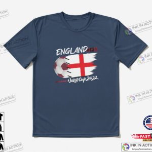 WC England World Cup 2022 Soccer Enjoy And Support England Tshirt 2