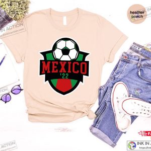 WC Football Shirts Gifts For Qatar 22 Soccer Mexico Football Team 1