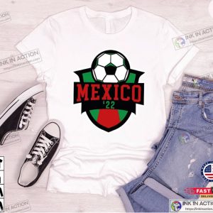 WC Football Shirts Gifts For Qatar 22 Soccer Mexico Football Team 2