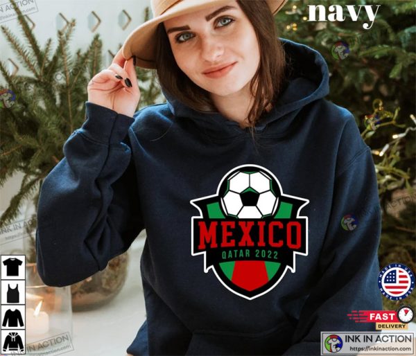 Mexico Sweatshirt World Cup 2022 Qatar 2022 Shirt Mexico Flag Mexico Football Team