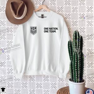 WC One Team One Nation Sweatshirt World Cup Sweatshirt United States Sweatshirt Qatar Sweatshirt Soccer Sweatshirt 1