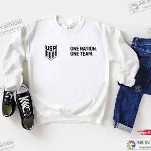 WC One Team One Nation Sweatshirt World Cup Sweatshirt United States Sweatshirt Qatar Sweatshirt Soccer Sweatshirt 4