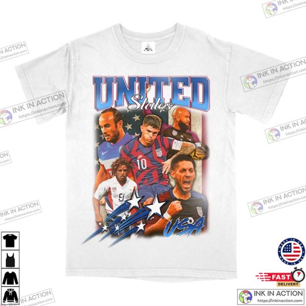 World Cup 2022 Team USA Soccer Tee Shirt