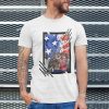 USA Pulisic Soccer Celebration Frame Art T-shirt