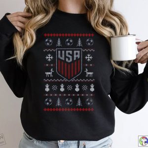 WC USA World Cup US Soccer USA Soccer Ugly Christmas Sweater Qatar 2022 World Cup Shirt 2