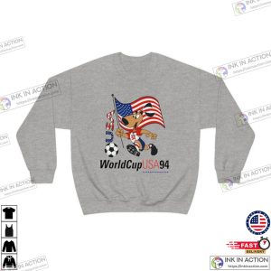 WC USA World Cup USMNT Soccer 1994 Retro Vintage Design Sweatshirt 1