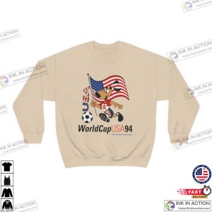 WC USA World Cup USMNT Soccer 1994 Retro Vintage Design Sweatshirt 2