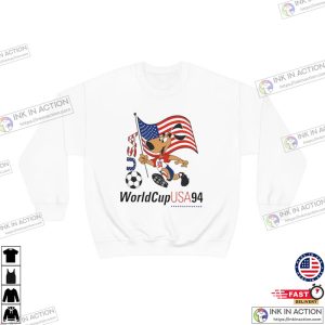 WC USA World Cup USMNT Soccer 1994 Retro Vintage Design Sweatshirt 4
