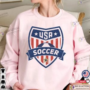 WC Vintage USA Soccer Shirt USA Soccer Logo World Cup 2022 Shirt Pulisic And United States Shirt 2
