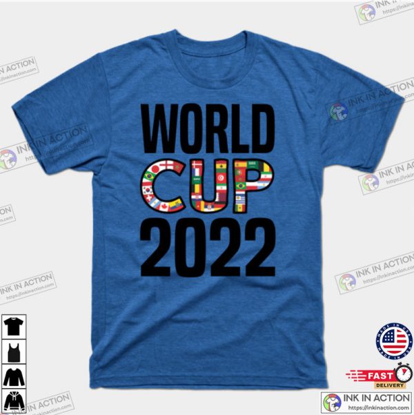 WORLD CUP 2022 National Team Flag T-shirt