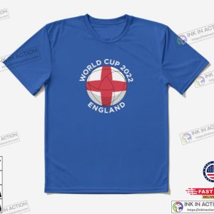 WC World Cup 2022 Football England Flag Tshirt 1