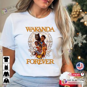Wakanda Forever Black Panther The King Of Wakanda TChalla 1976 T shirt 1