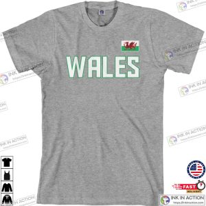 Wales National Team Mens T shirt Welsh Flag European United Kingdom Football Great Britain English Soccer 1