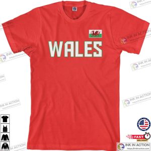 Wales National Team Mens T shirt Welsh Flag European United Kingdom Football Great Britain English Soccer 5