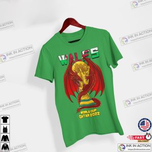 Wales World Cup Unisex T Shirt Qatar World Cup 2022 Supporter Active Shirt 3