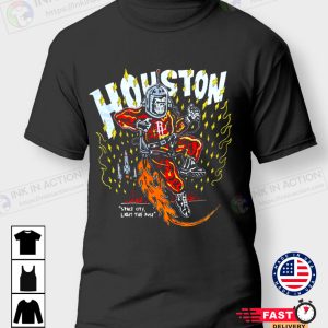 Warren Lotas Houston Rockets Space City Light The fuse NBA Tshirt UNISEX 1