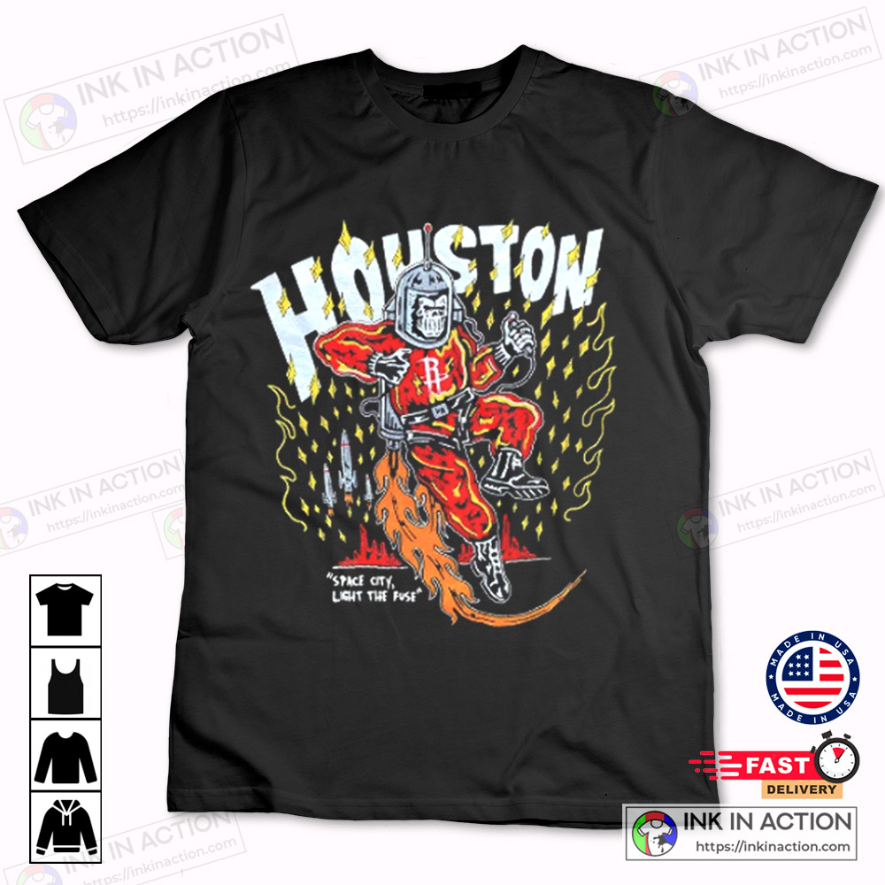 Warren Lotas Houston Rockets Space City Light The Fuse NBA Unisex Shirt