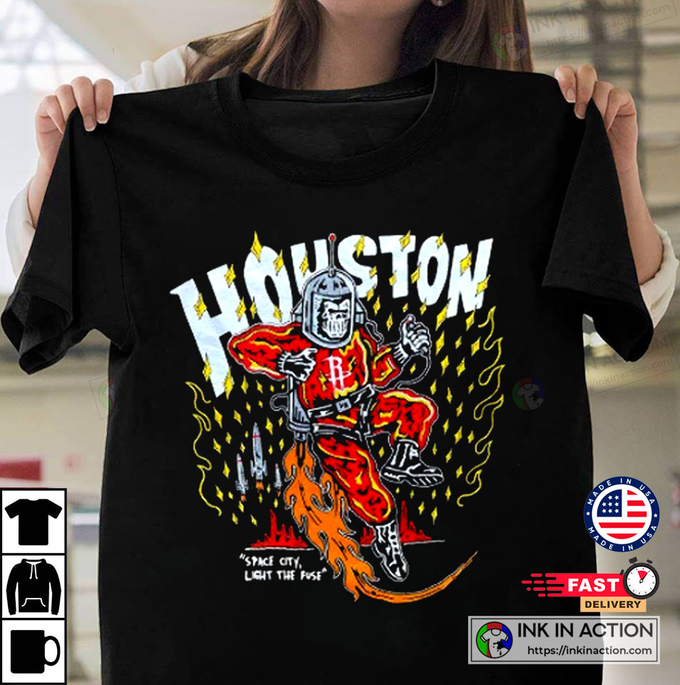 Warren Lotas Houston Astros Rockets Space City T-Shirt