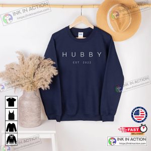 Wifey Sweatshirt Hubby Sweatshirt Gift for Fiance Wedding Gift Husband And Wife Gift Matching Couple Sweater 1