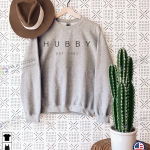 Wifey Sweatshirt Hubby Sweatshirt Gift for Fiance Wedding Gift Husband And Wife Gift Matching Couple Sweater 2