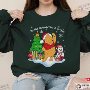 Winnie The Pooh Christmas Sweatshirt, Pooh Bear Christmas Shirt