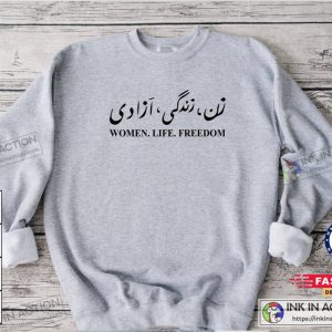 Women Life Freedom Sweatshirt Mahsa Amini Sweatshirt Freedom Woman Sweatshirt Stand With Iranian Women Sweatshirt 7