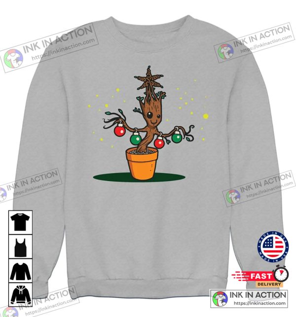 Baby Groot Xmas Tree Christmas Jumper Sweater