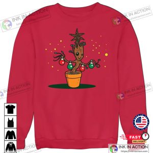 X mas Baby Groot Xmas Tree Christmas Jumper Sweater 4