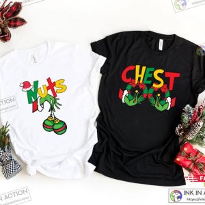X mas Chest And Nuts Couples Christmas Shirt Christmas Shirt Couple Chestnuts 4