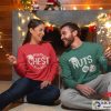 Chest Nuts Christmas Shirts, Christmas Couple Shirts, Matching Christmas Party Shirt