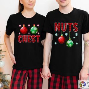 X mas Chest Nuts Matching Chestnuts Plaid Christmas Couples Shirt Chest Nuts Christmas Shirts 4
