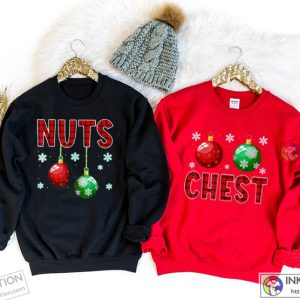 X mas Chest Nuts Matching Chestnuts Plaid Christmas Couples Shirt Chest Nuts Christmas Shirts 5
