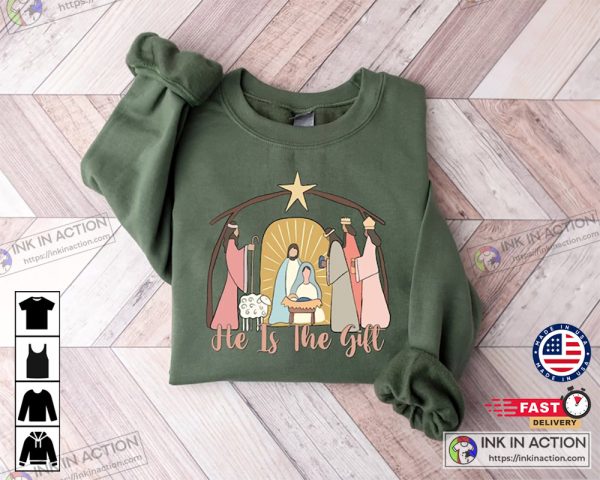 Christian He Is The Gift Christmas Shirt