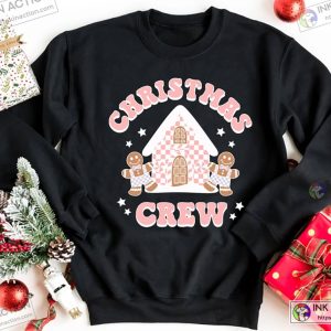 X mas Christmas Crew Sweatshirt Gingerbread Christmas Sweater Christmas Cookie Sweatshirt 1