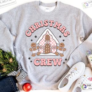 X mas Christmas Crew Sweatshirt Gingerbread Christmas Sweater Christmas Cookie Sweatshirt 2
