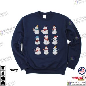 X mas Christmas Nurse Sweatshirt Christmas Pediatric Nurse Sweatshirt Funny Snowman Christmas Nurse Sweater 2