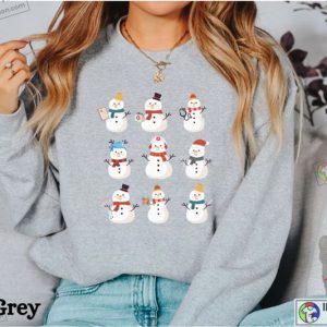 X mas Christmas Nurse Sweatshirt Christmas Pediatric Nurse Sweatshirt Funny Snowman Christmas Nurse Sweater 4