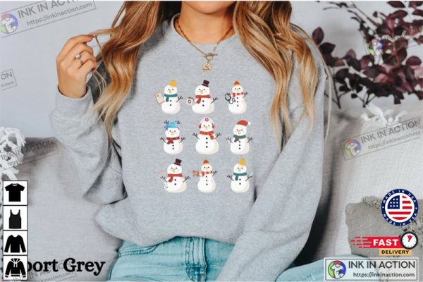 Funny Snowman Christmas Nurse Sweater