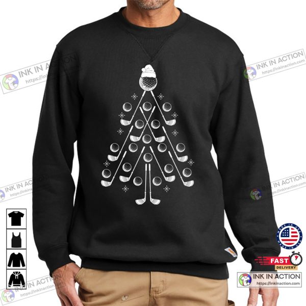 Christmas Tree Golf Ball Basic Tee