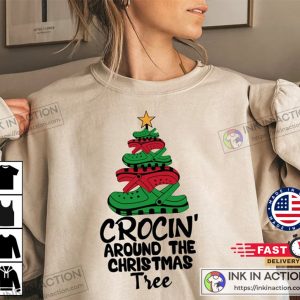 Crocin’ Around the Christmas Tree Funny Crocs