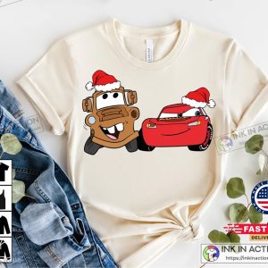 X mas Disney Cars Christmas Shirts Disney Cars Tow Mater Shirt Christmas Disney McQueen Shirt Christmas Funny Shirts 3
