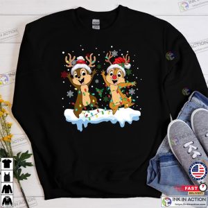 X mas Disney Chip And Dale Christmas Shirt Cute Christmas Couples Shirt 2