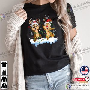 X mas Disney Chip And Dale Christmas Shirt Cute Christmas Couples Shirt 4