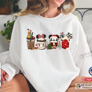 Disney Christmas Coffee Family Basic Shirt